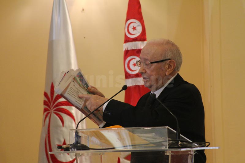 En photos : Les Coulisses de la conférence  de M. Béji Caid Essebsi