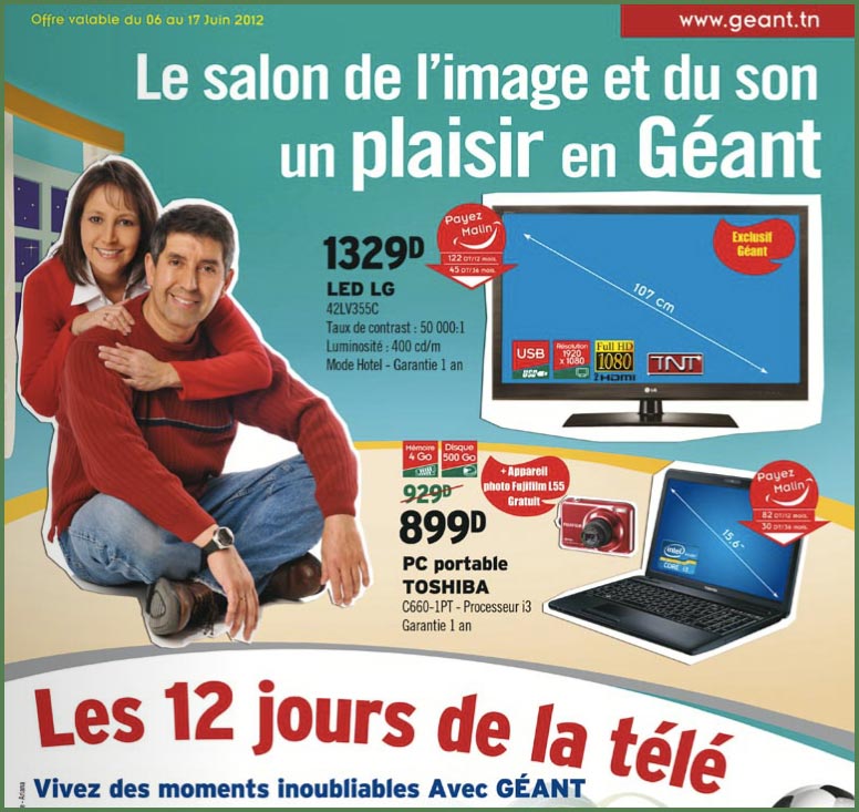 Toutes les offres des téléviseurs chez Géant