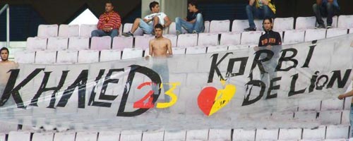 No Korbi No party : Les supporters espérantistes soutiennent  Khaled Korbi