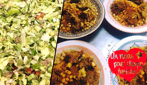 En photos : Des repas gratuits distribués par l'association ''Un repas pour chaque tunisien