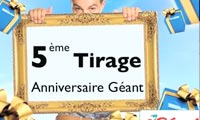 5ème tirage de l'anniversaire Géant