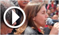 Discours de Maya Jrbi à Bab Souika - 09 avril 2013 