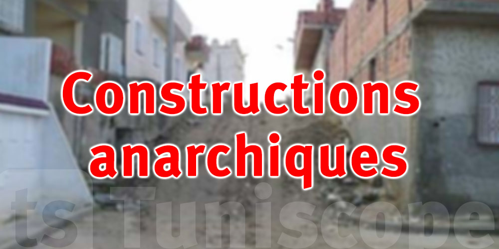 Près de la moitié des bâtiments en Tunisie sont anarchiques
