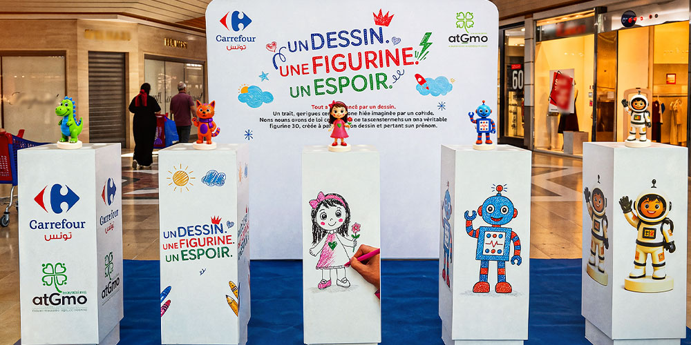 Carrefour Tunisie donne vie aux dessins d’enfants grâce à l’intelligence artificielle