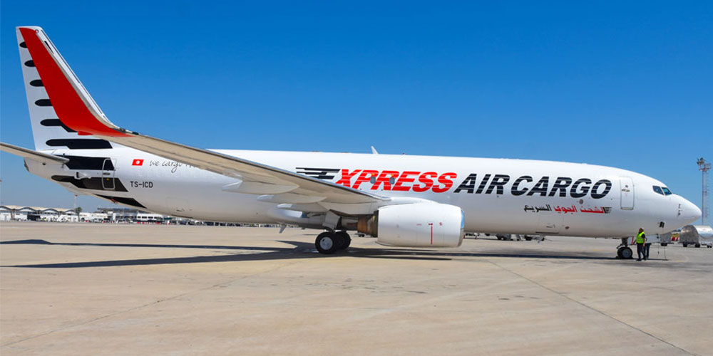 شركةEXPRESS AIR CARGO  تعزّز أسطولها بطائرة جديدة بوينغ B737-800، الأولى من نوعها في تونس