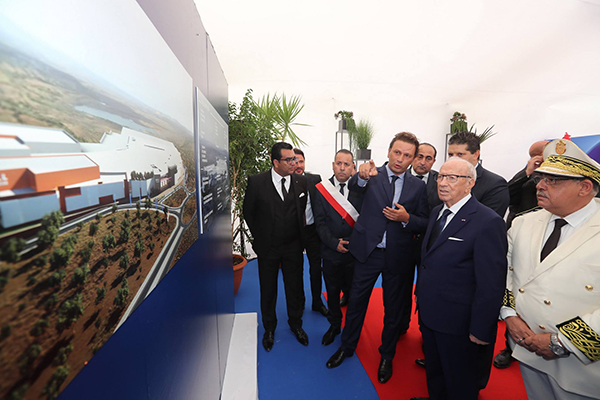 Pose de la première pierre du Mall of Sousse