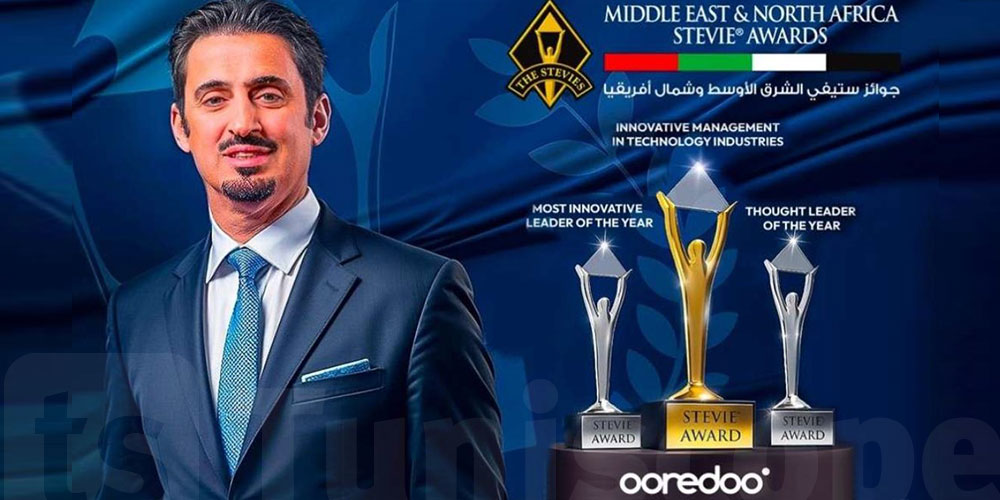 Mansoor Rashid Al-Khater, CEO de Ooredoo Tunisie, obtient trois awards aux stevie awards 2025 pour le moyen-orient et l'afrique du nord