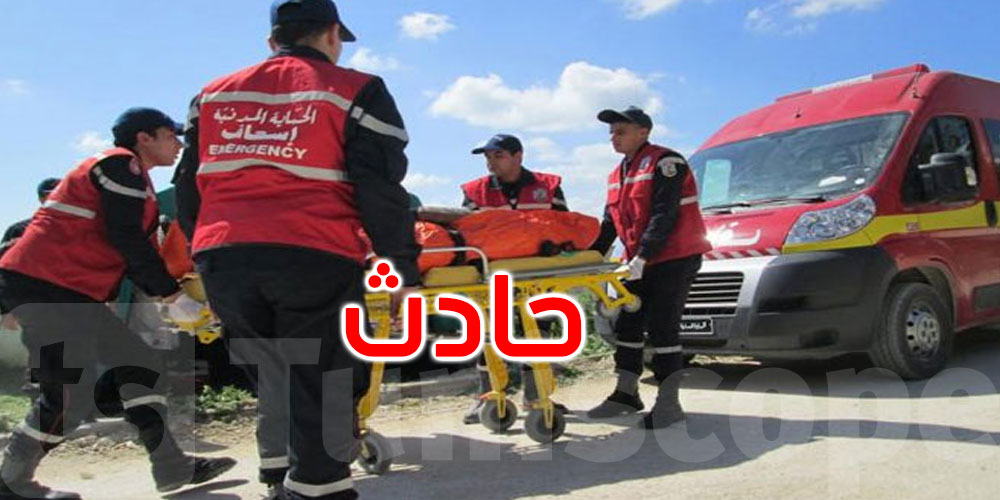 زغوان: انقلاب حافلة نقل عملة بصواف وإصابة 24 شخصًا