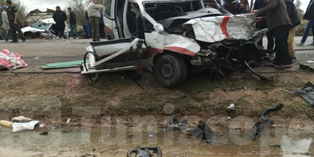 Kairouan : 6 morts dans l'accident de la route à Chbika