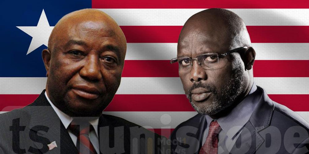 Présidentielle au Liberia: 2ème tour le 14 novembre entre Weah et Boakai