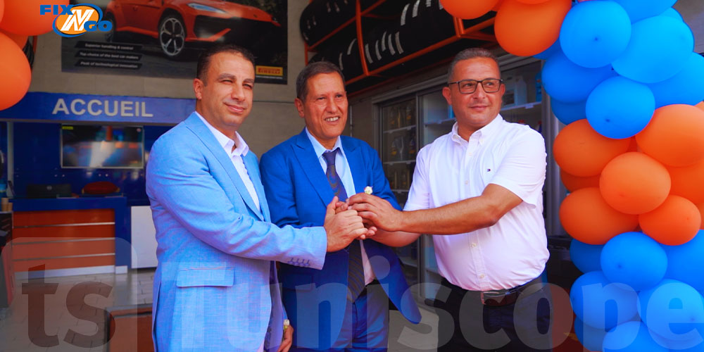 FIX’N’GO inaugure son nouveau centre à la station Agil Energy sur la GP9 Tunis-La Marsa 