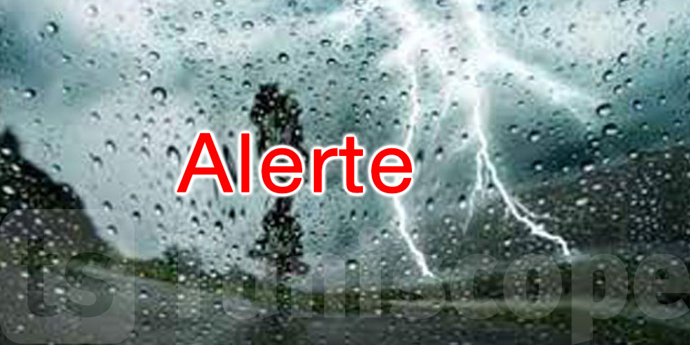Niveau d’alerte élevé pour 7 gouvernorats jeudi et vendredi