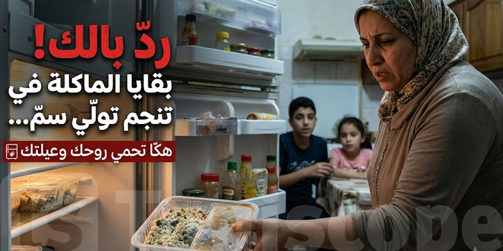 ردّ بالك!  الماكلة البايتة في الفريجيدار تنجم تولّي سمّ... هكّا تحمي روحك وعيلتك