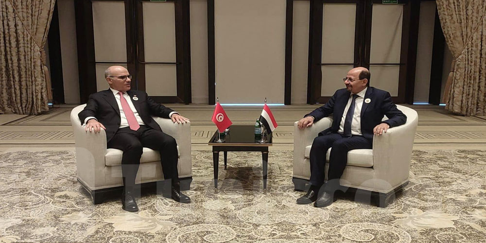  دعم التعاون الثنائي بين تونس واليمن محور لقاء وزير الخارجية بنظيره اليمني