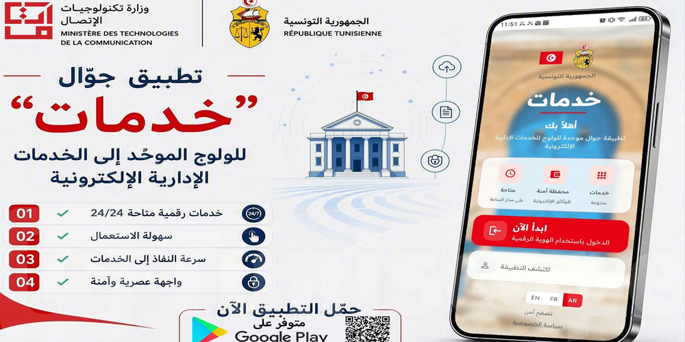 ما هي الوثائق الممكن الحصول عليها عبر التطبيقة الوطنية للخدمات الإدارية الرقمية ‘خدمات’؟