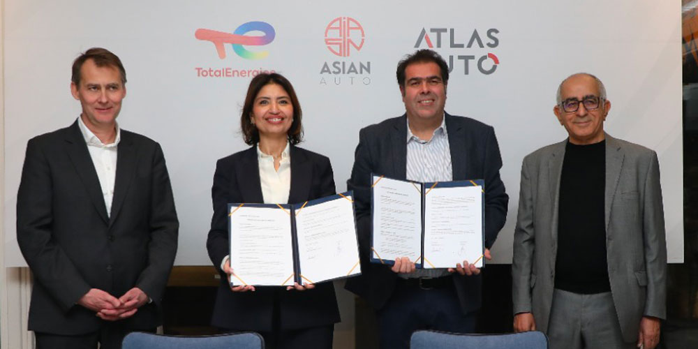 TotalEnergies Marketing Tunisie, ATLAS AUTO et ASIAN AUTO renouvellent leur partenariat