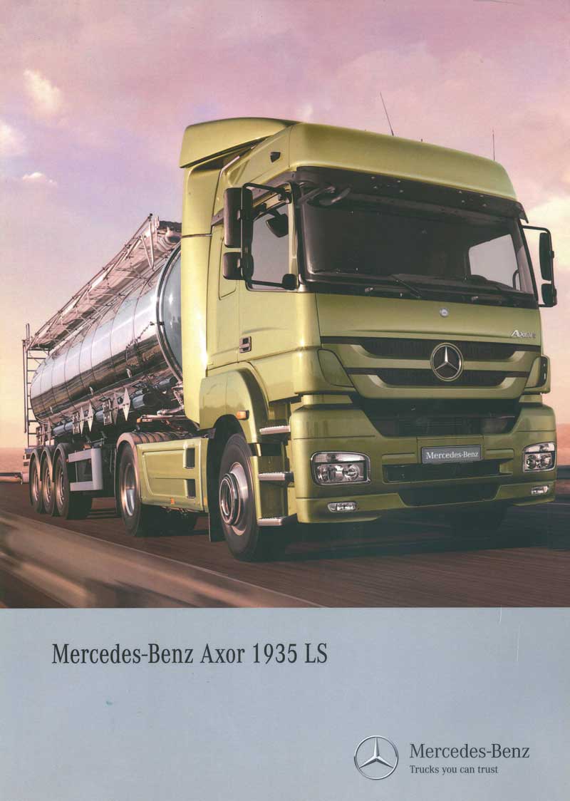 Mercedes-Benz Axor : Performance, Fiabilité et Légèreté