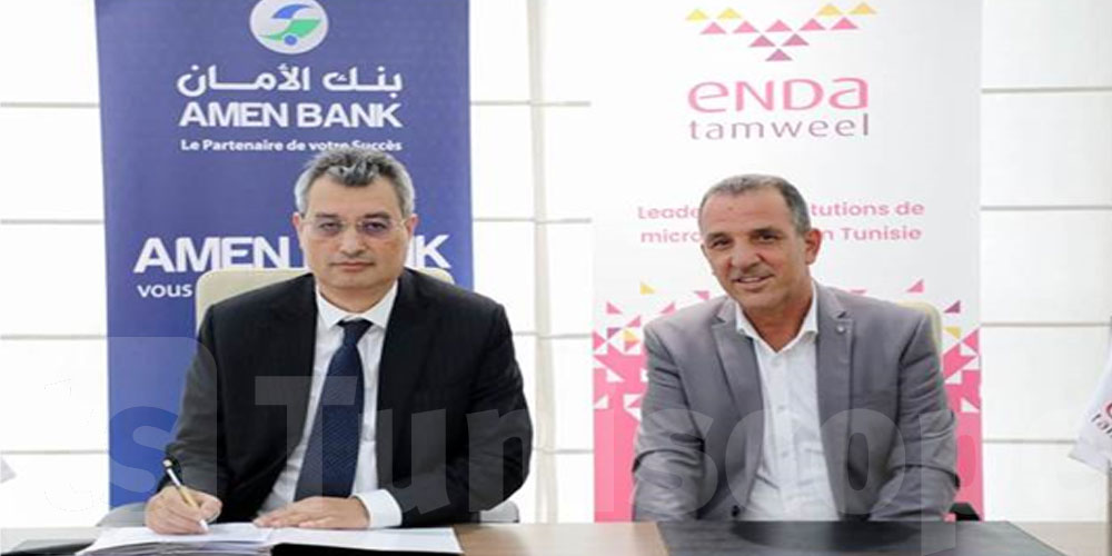 AMEN BANK arrange un financement bancaire syndiqué de 160 millions de dinars au profit d'ENDA TAMWEEL