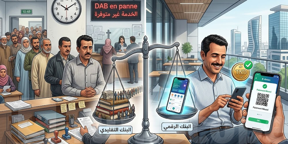 البنك ما عادش ضامن حريفه.. التونسي ينجّم يبدّل حسابه إذا الخدمة ما عجبتوش