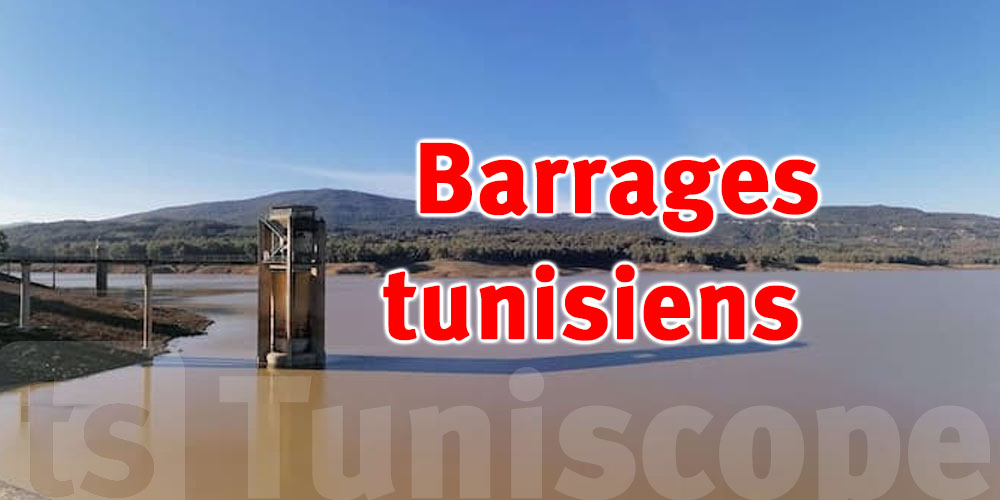 Voici le taux de remplissage de l’ensemble des barrages tunisiens 