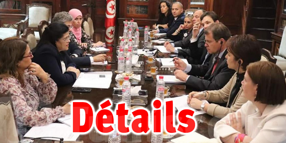 Rencontre entre la ministre des Finances tunisienne et la délégation de la BERD