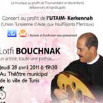 Lotfi Bouchnak chantera au Théâtre Municipal au profit des Insuffisants Mentaux