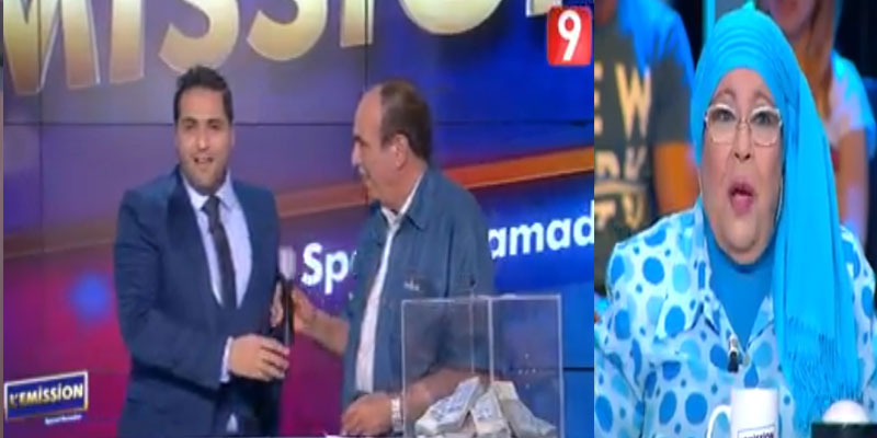 بالفيديو: العربي بولبيار يفاجئ زوجته عزيزة في ‘ L’émission’