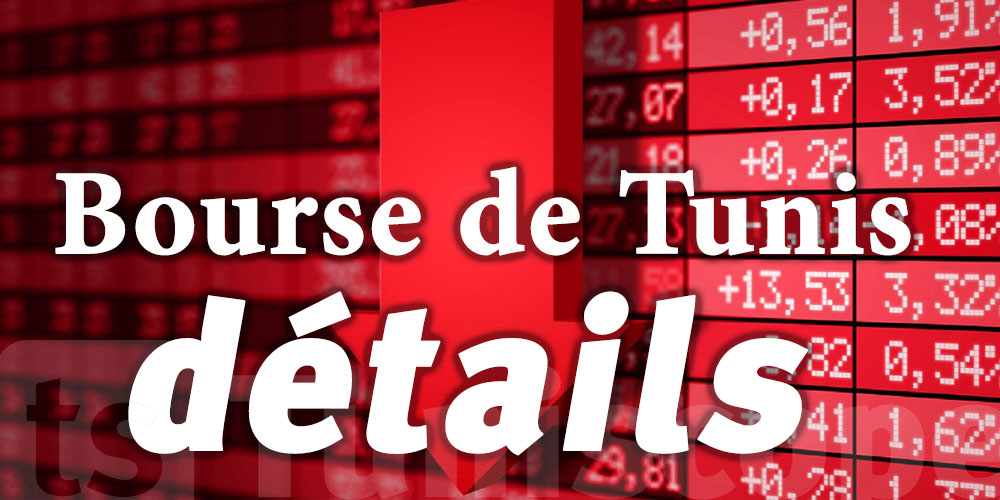 Bourse de Tunis :Le TUNINDEX clôture mardi dans le rouge