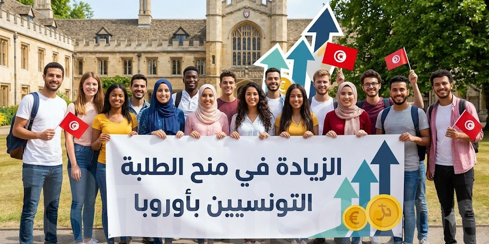 عاجل :  بشرى للطلبة التوانسة:الترفيع في'' بورس''الدراسة بأوروبا