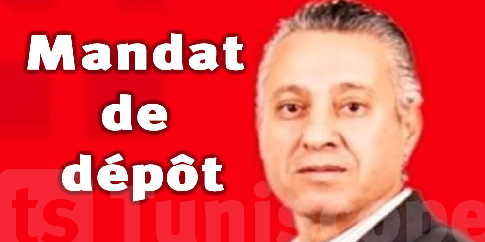 Mandat de dépôt contre Noureddine Boutar