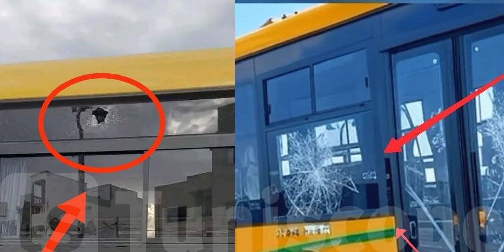 قبل أول رحلة: حافلة صينية جديدة تتعرض للرشق بالحجارة