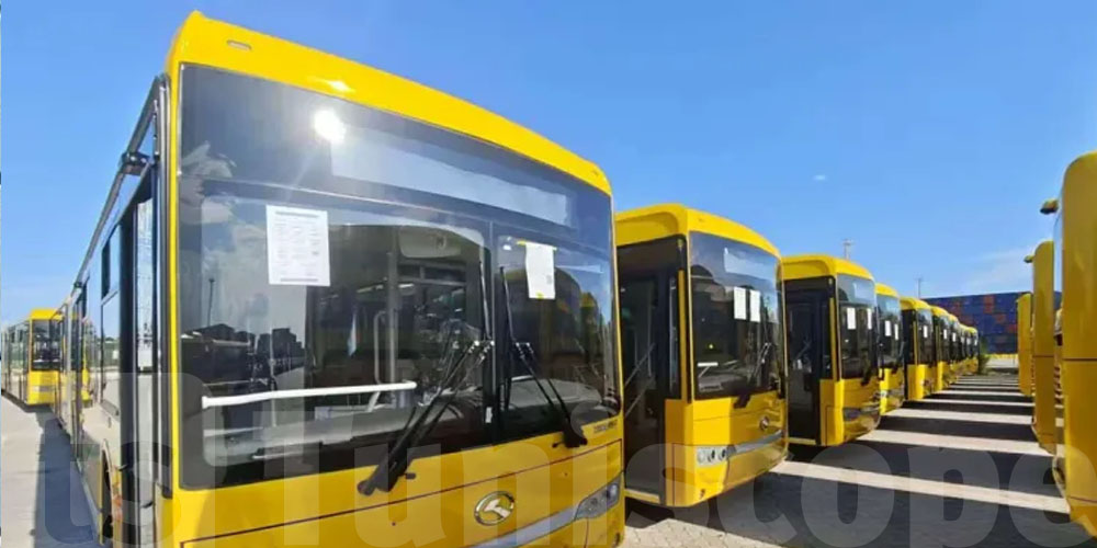 Date d'arrivée des bus chinois en Tunisie