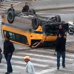 En photos : terrible accident sur la route de la Marsa