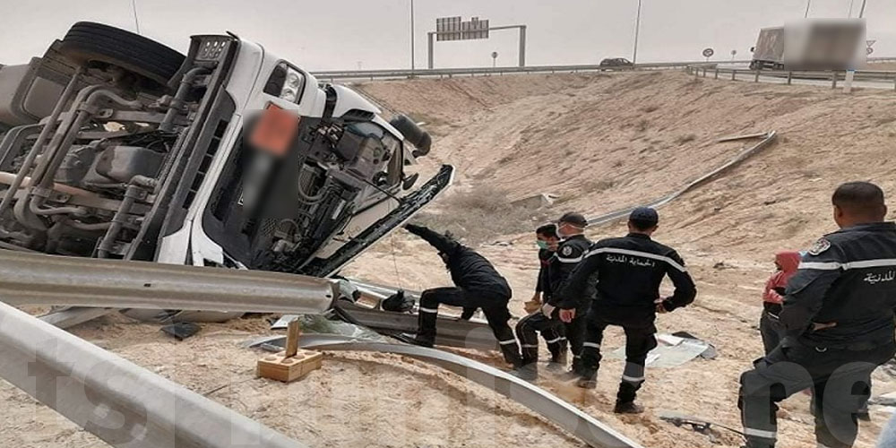 كميونة حليب تقلبت في المزونة وتسبّبت في قصّان الضوء على برشا ديار!