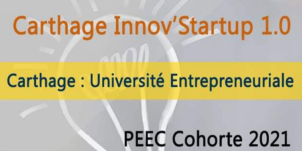 Concours 'Carthage Innov’Startup 1.0' : Les Étudiants Entrepreneurs du PEEC en compétition !