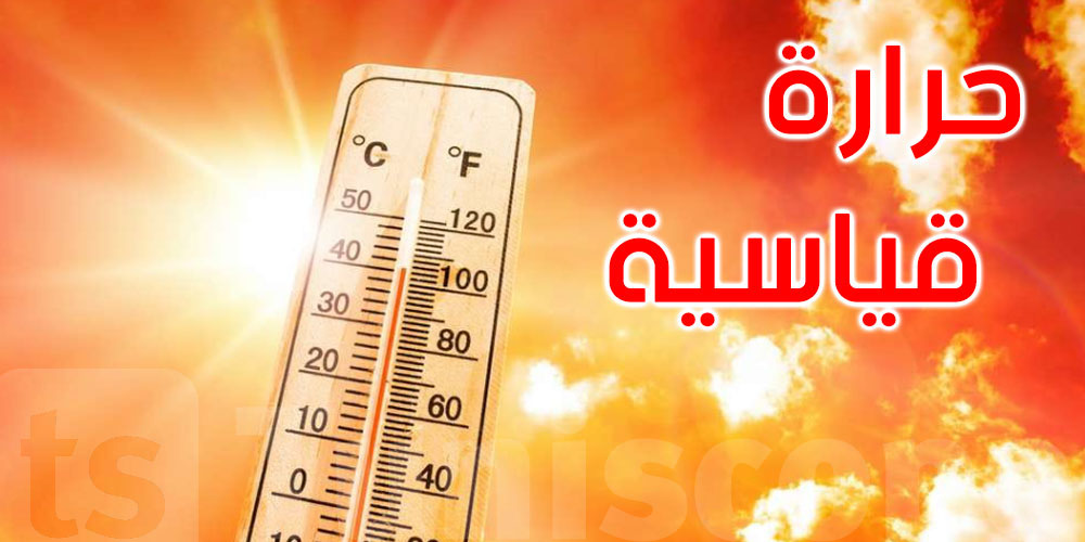 عاجل  : توزر تسجل أعلى درجة حرارة في تونس اليوم