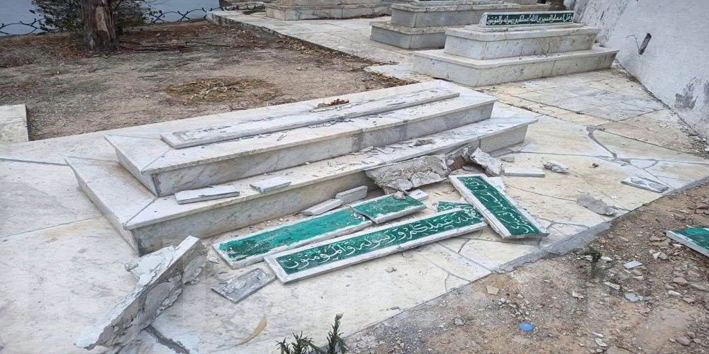  عاجل: القبض على المتورط في الاعتداء على شواهد رخامية لقبور زعماء وطنيين بالجلاز 