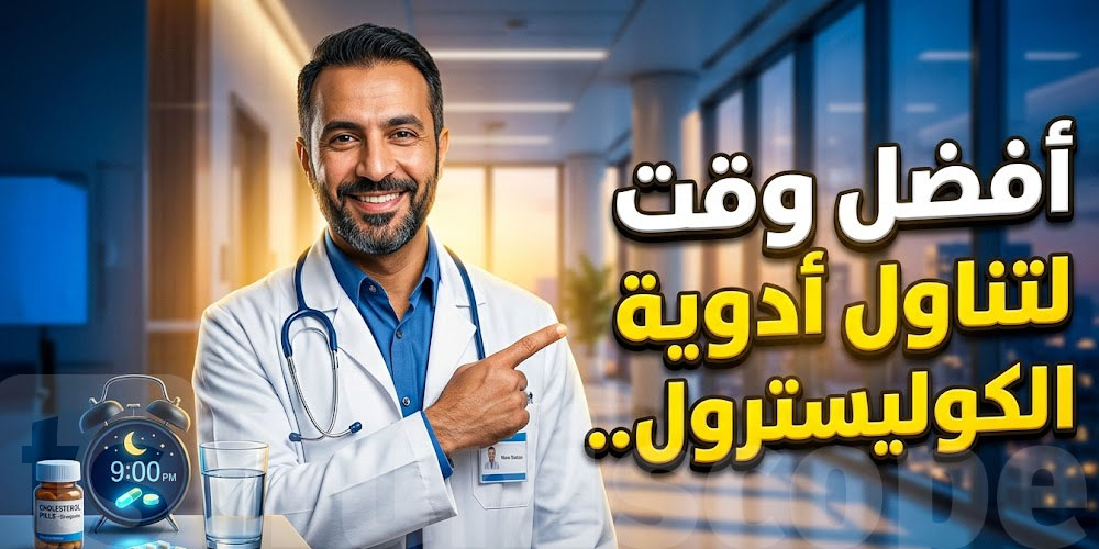 وقتاش تاخو دوا الكوليسترول؟ التوقيت يبدّل النتيجة