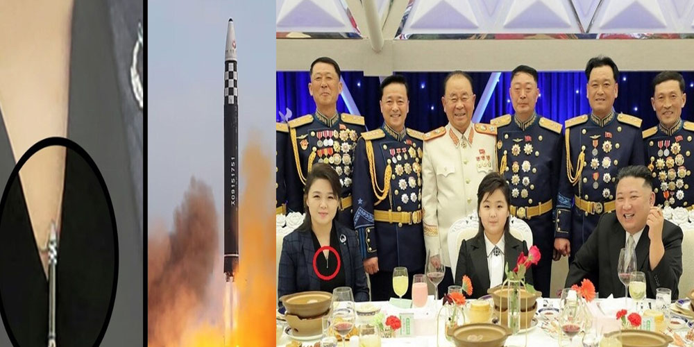 زوجة زعيم كوريا الشمالية تزين عنقها بـ'صاروخ'