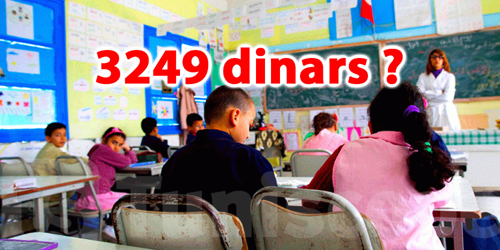 Combien coûte la scolarité d'un élève tunisien ?
