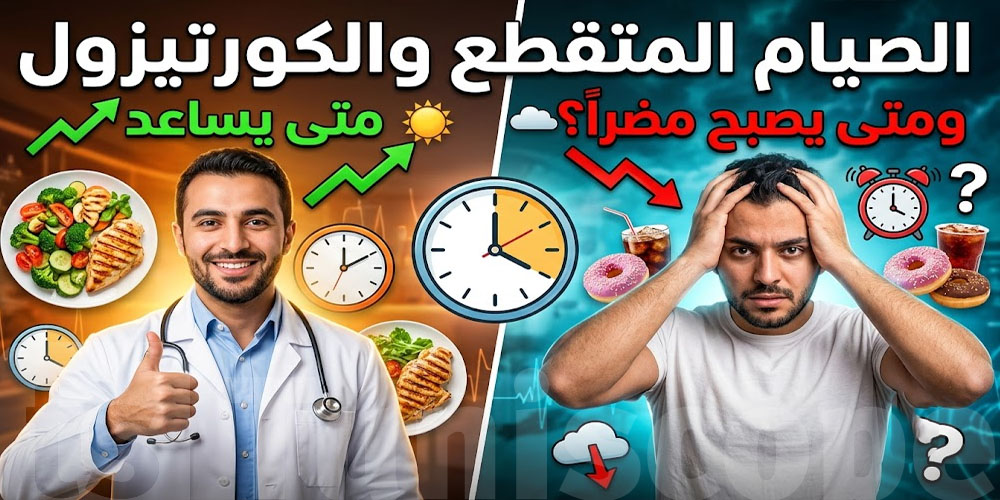 الصيام المتقطع: دواء للكورتيزول ولا ينجم يقلب ضدك؟