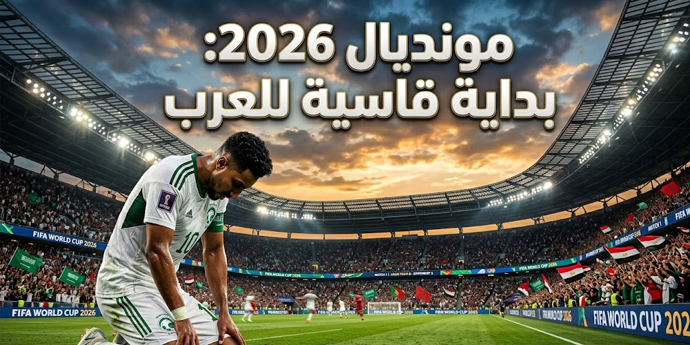 صدمة في المونديال: هزائم عربية ثقيلة
