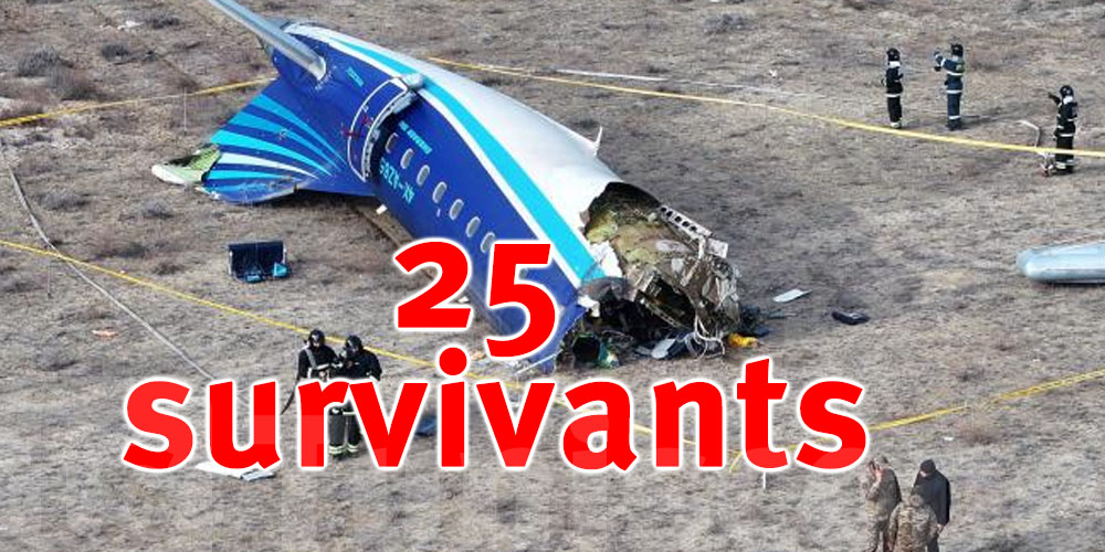 Crash d'un avion d'Azerbaijan au Kazakhstan : 25 survivants