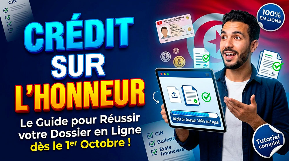 Crédit sur l'honneur en Tunisie : Liste complète des documents à fournir dès le 1er octobre