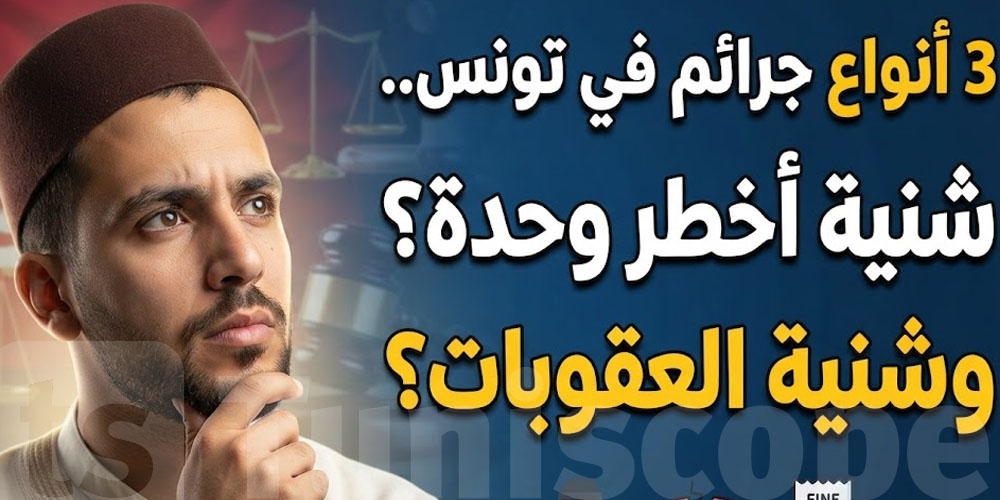 جناية ولا جنحة ولا مخالفة؟ الفرق اللي لازم كل تونسي يعرفو