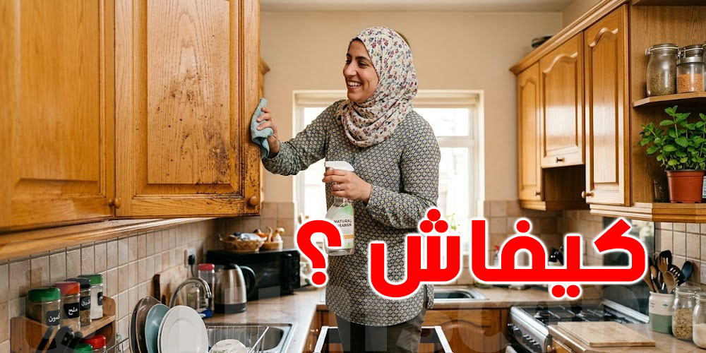 تنظيف الخزائن اللوح في كوجينتك: طريقة ساهلة وتردّهم جدد في دقائق 
