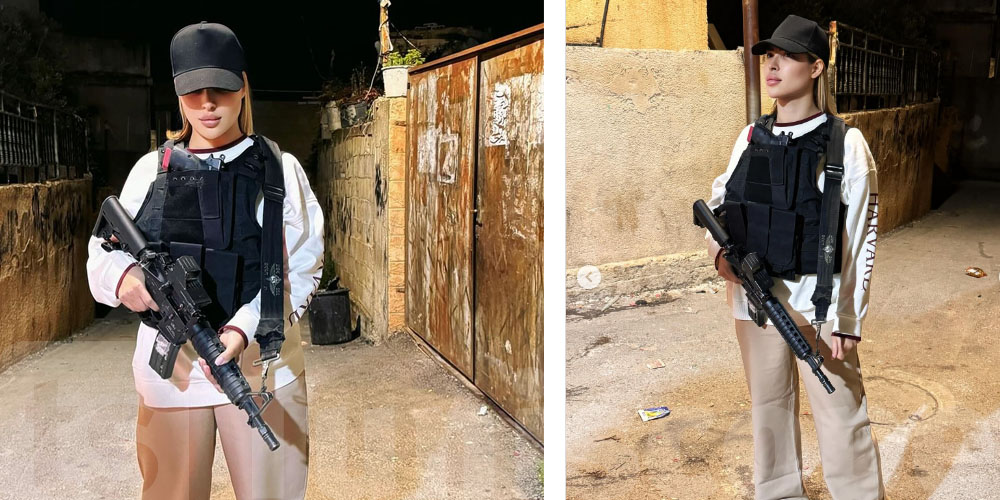 صورة مريم الدباغ بالسلاح تثير''البولميك'' في تونس ...ما القصة ؟