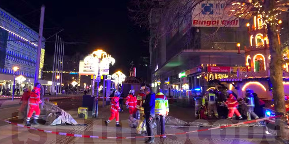 Entre 60 et 80 blessés dans une attaque présumée au marché de Noël à Magdebourg