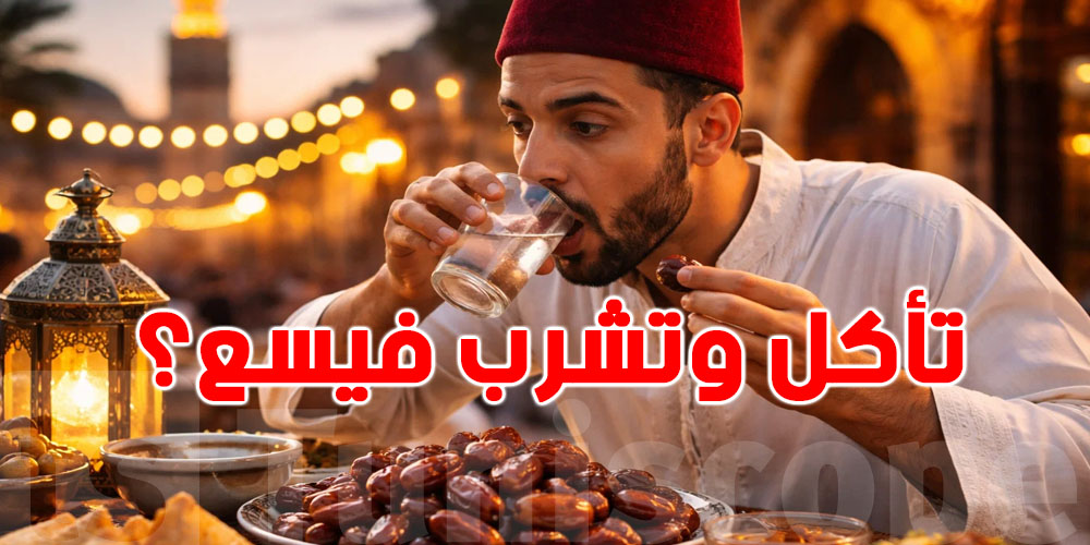 شنوّة يصير لبدنك كي تُشرب الماء وتأكل التمر فيسع في شقان الفطر؟