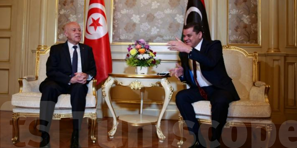 Abdelhamid Dbeibah en visite officielle en Tunisie